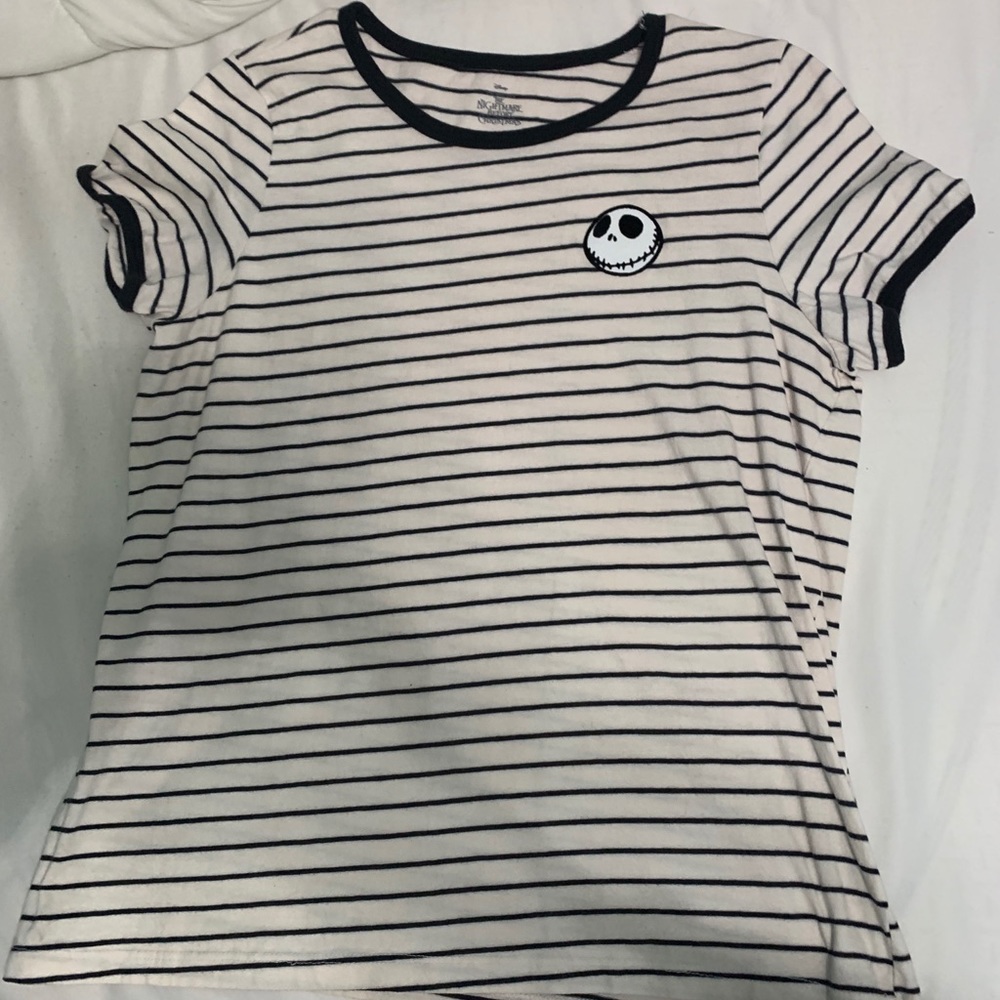Disney A Nightmare Before Christmas Striped Tee